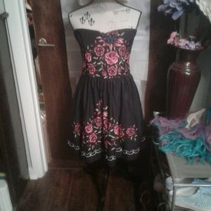 Harper strapless short dress